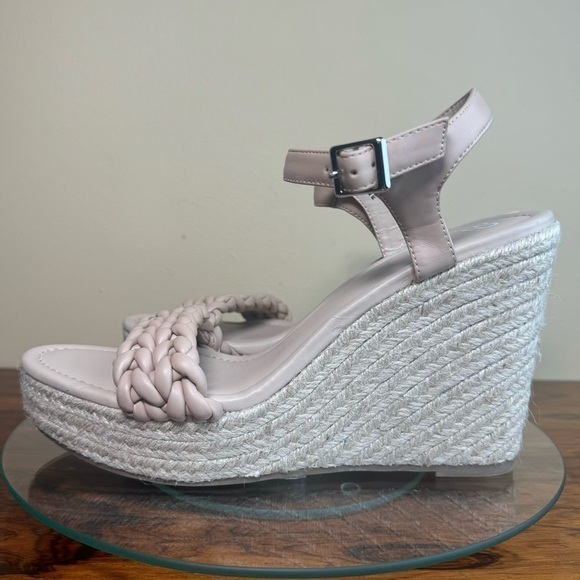 BP Goldie Braided Wedge Sandal in beige sand - Picture 2 of 14